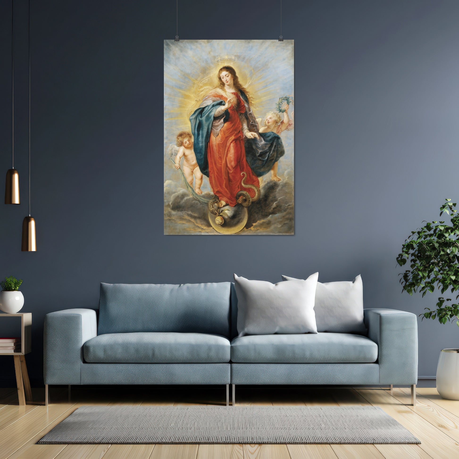 Virgin of Immaculate Conception, Virgin Mary – Peter Paul Rubens, Classic Art Reproduction
