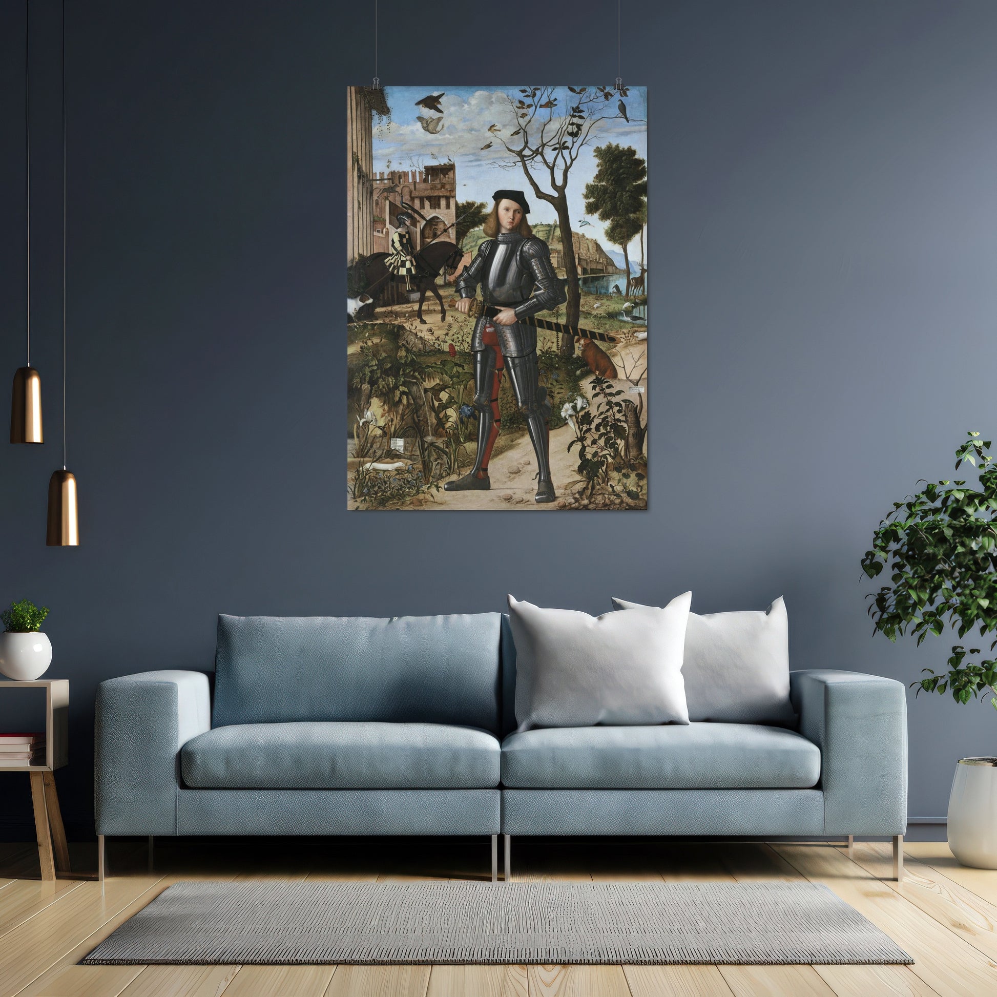 Young Knight in a Landscape (1510) – Vittore Carpaccio - Printed Masterpieces