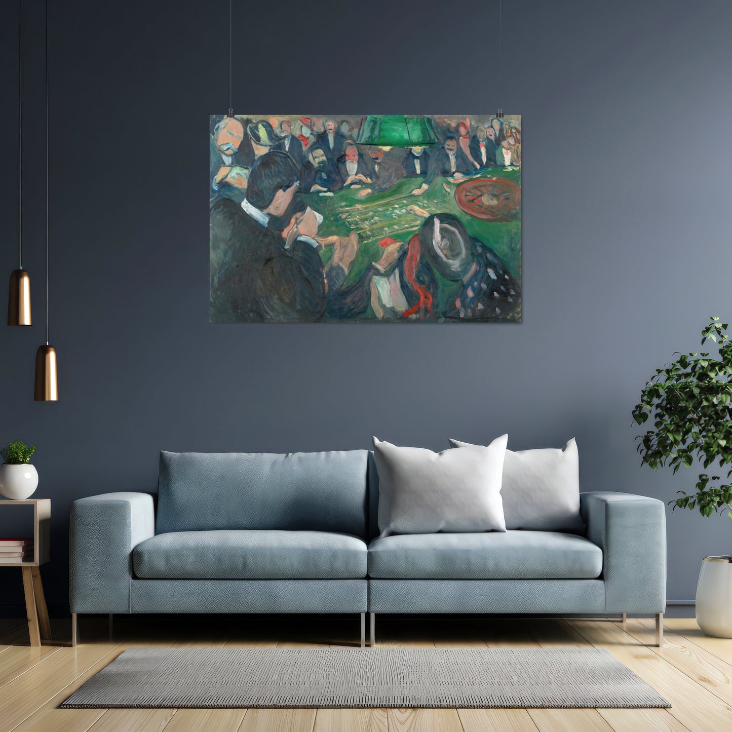 At the Roulette Table in Monte Carlo (1892) – Edvard Munch