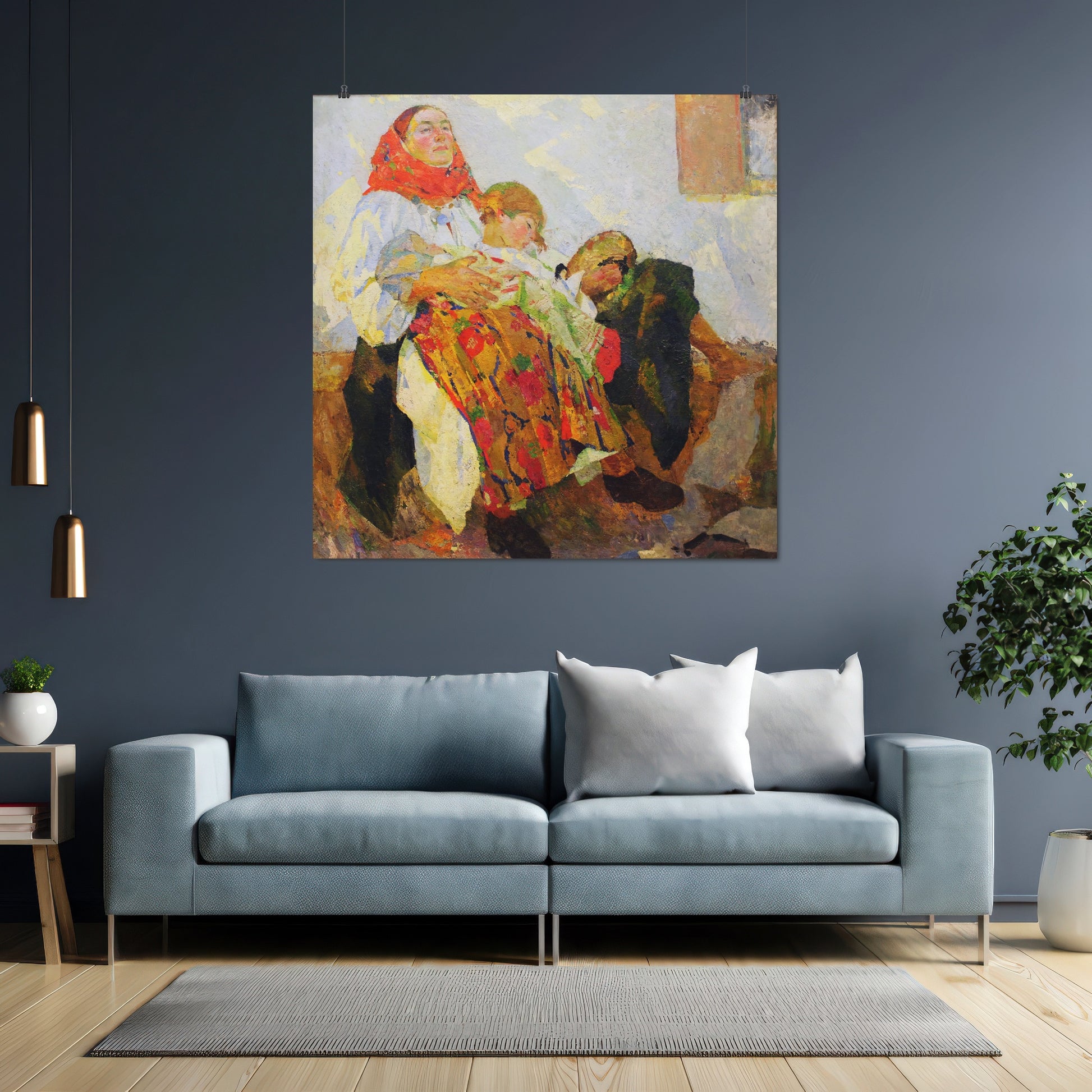 Mother – Fedir Krychevsky, Classic Art Reproduction