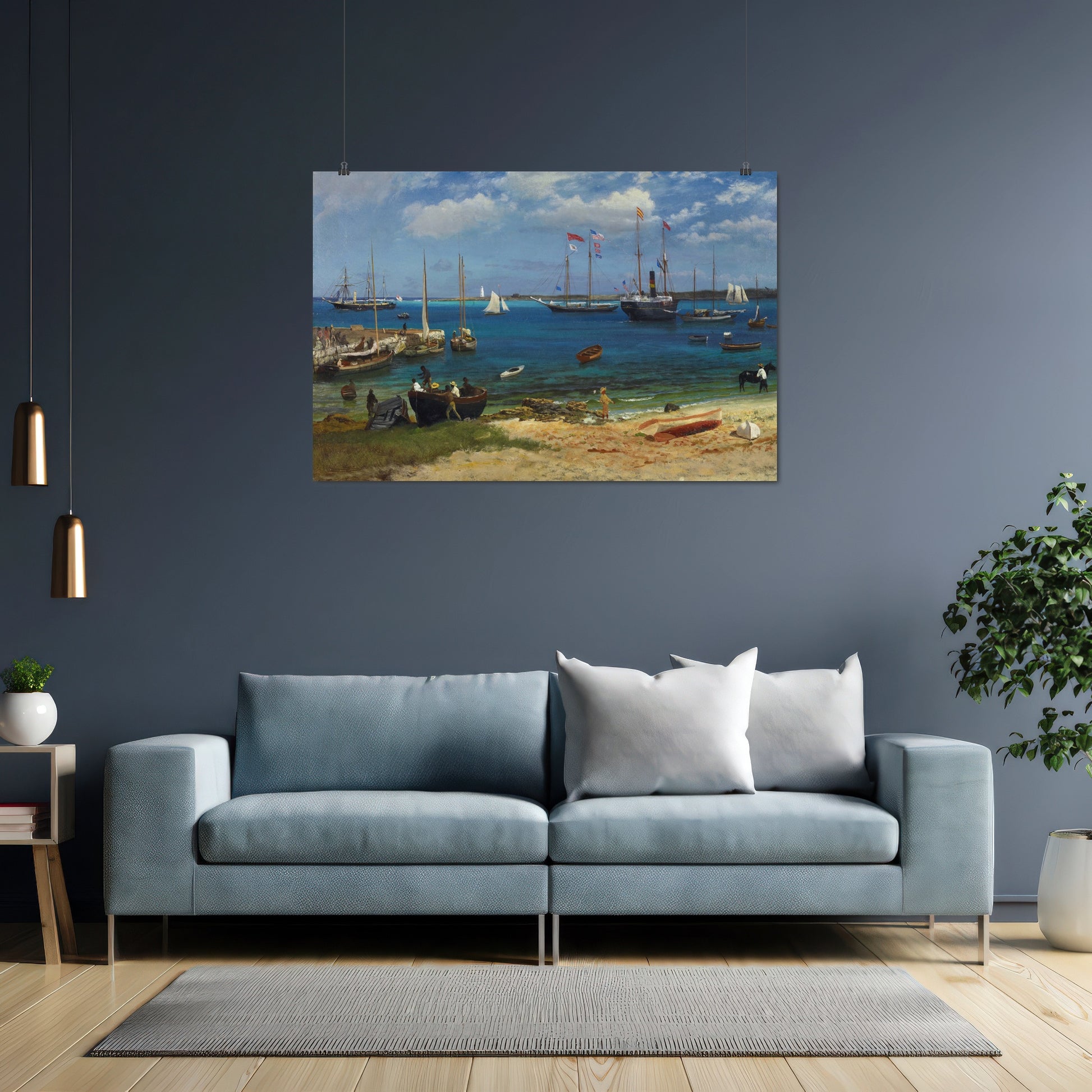 Nassau Harbor (1877) – Albert Bierstadt