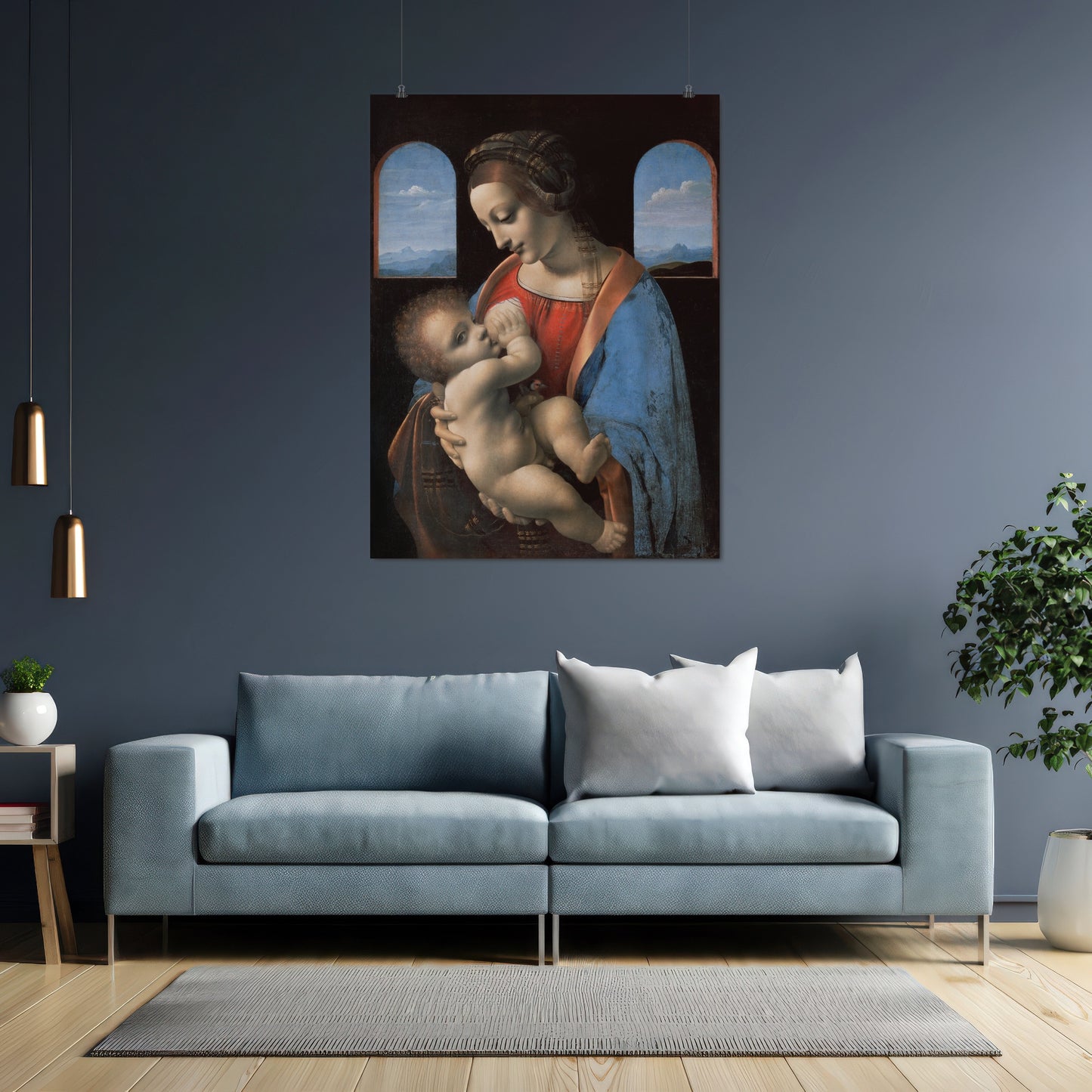 Madonna and Child (Madonna Litta) – Leonardo da Vinci, Classic Art Reproduction