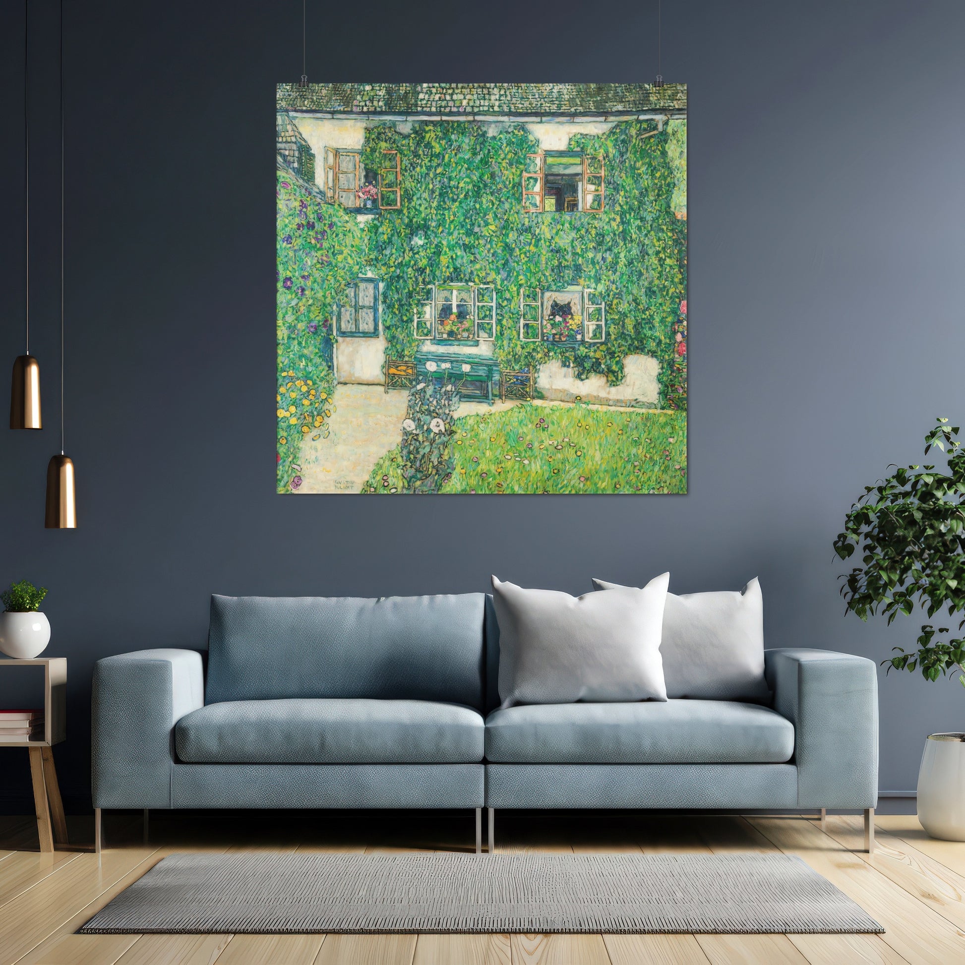 Forester's House in Weissenbach II (Garden) (1914) – Gustav Klimt