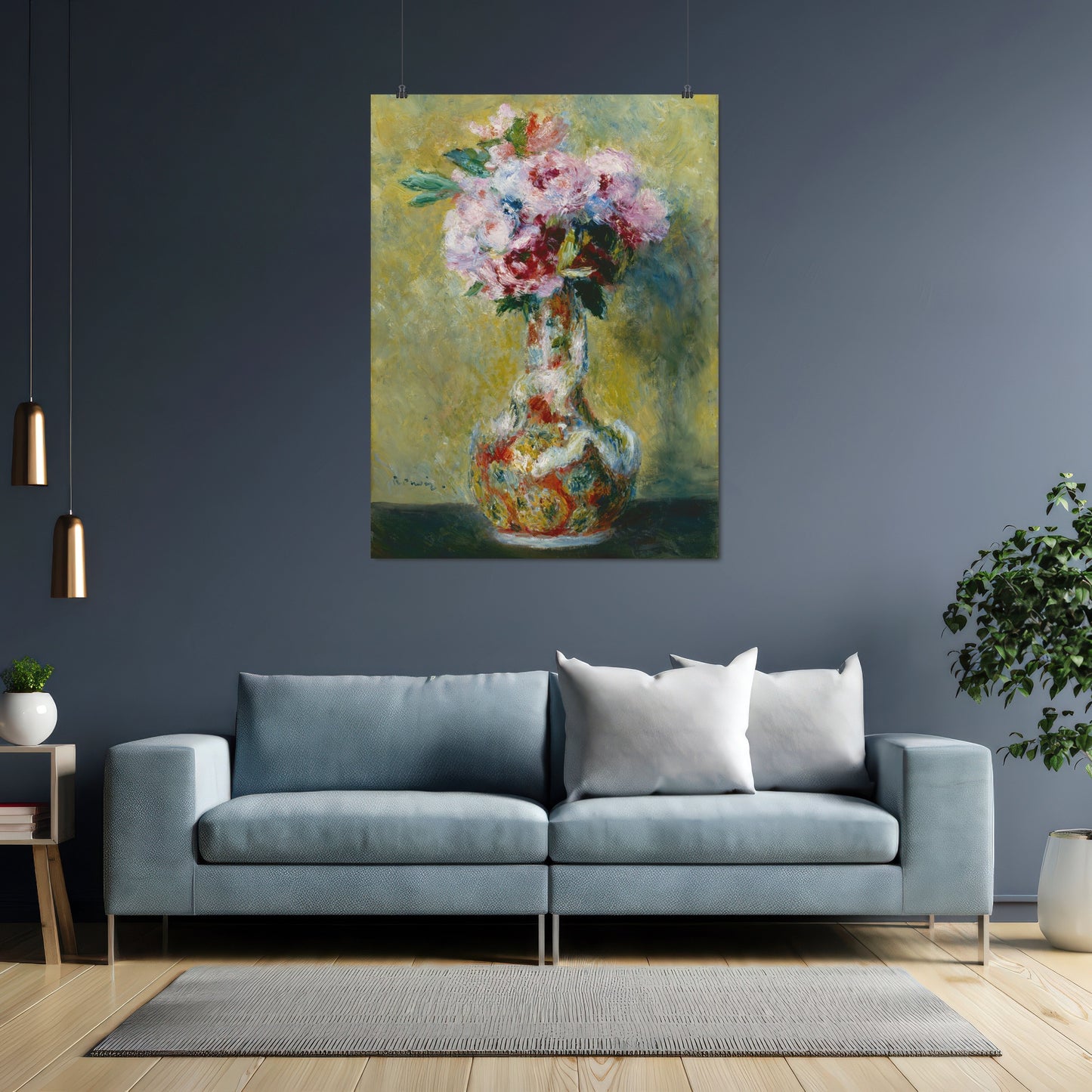 Bouquet in a Vase (1878) – Pierre-Auguste Renoir