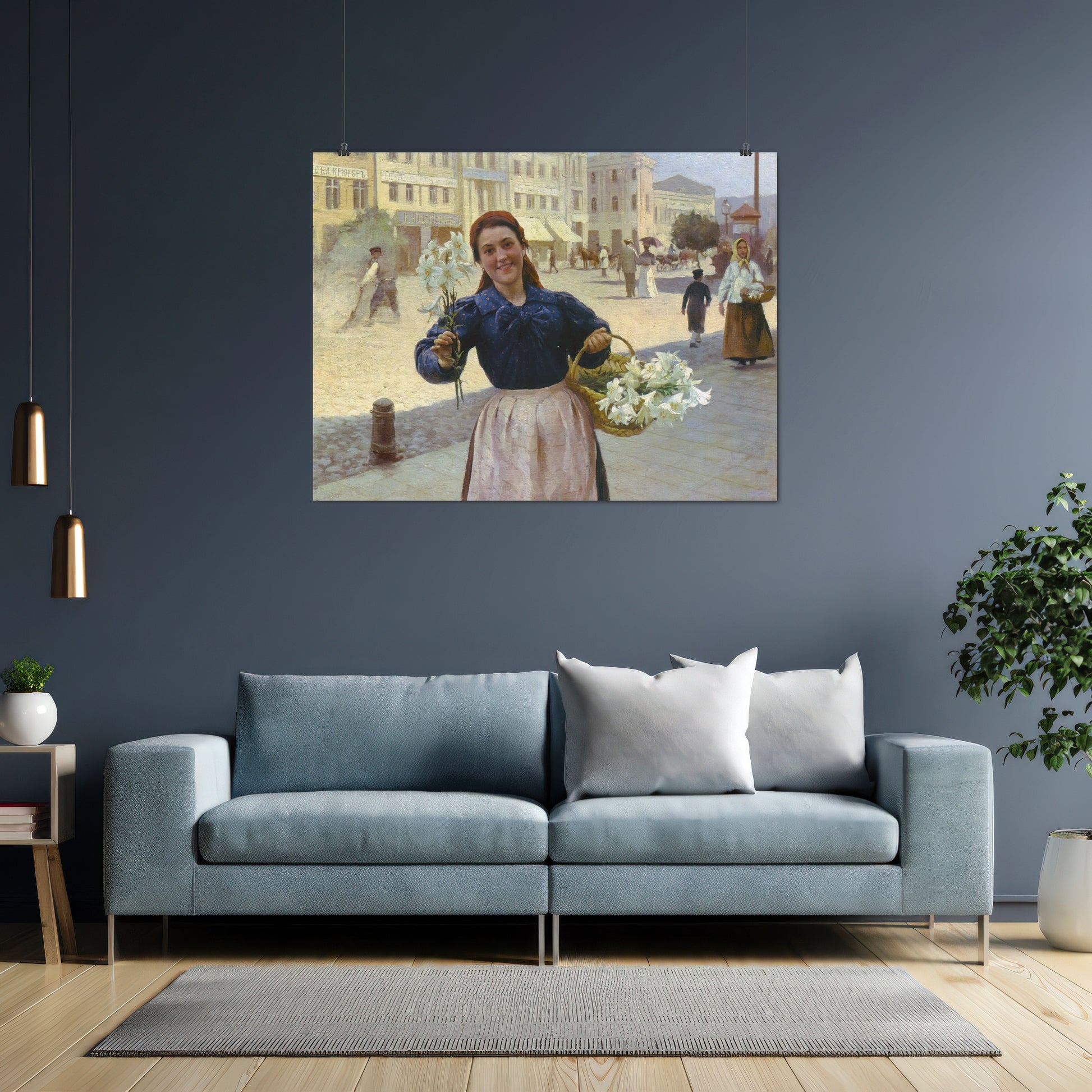 Flower Girl in Kyiv (1897) – Mykola Pymonenko