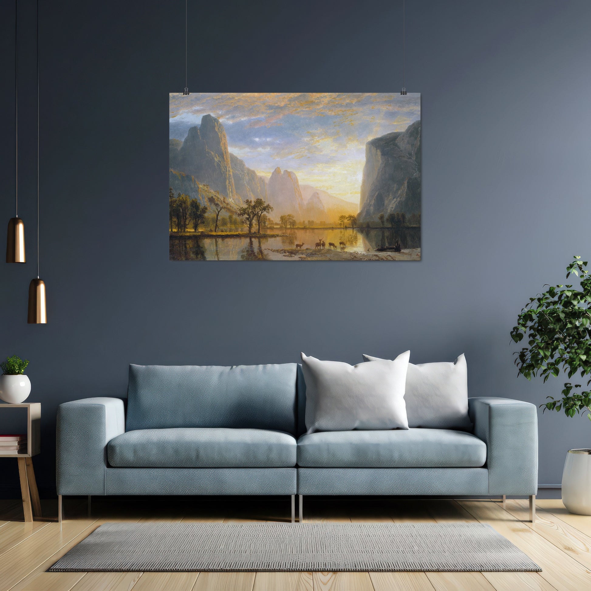 Valley of the Yosemite – Albert Bierstadt, Classic Art Reproduction