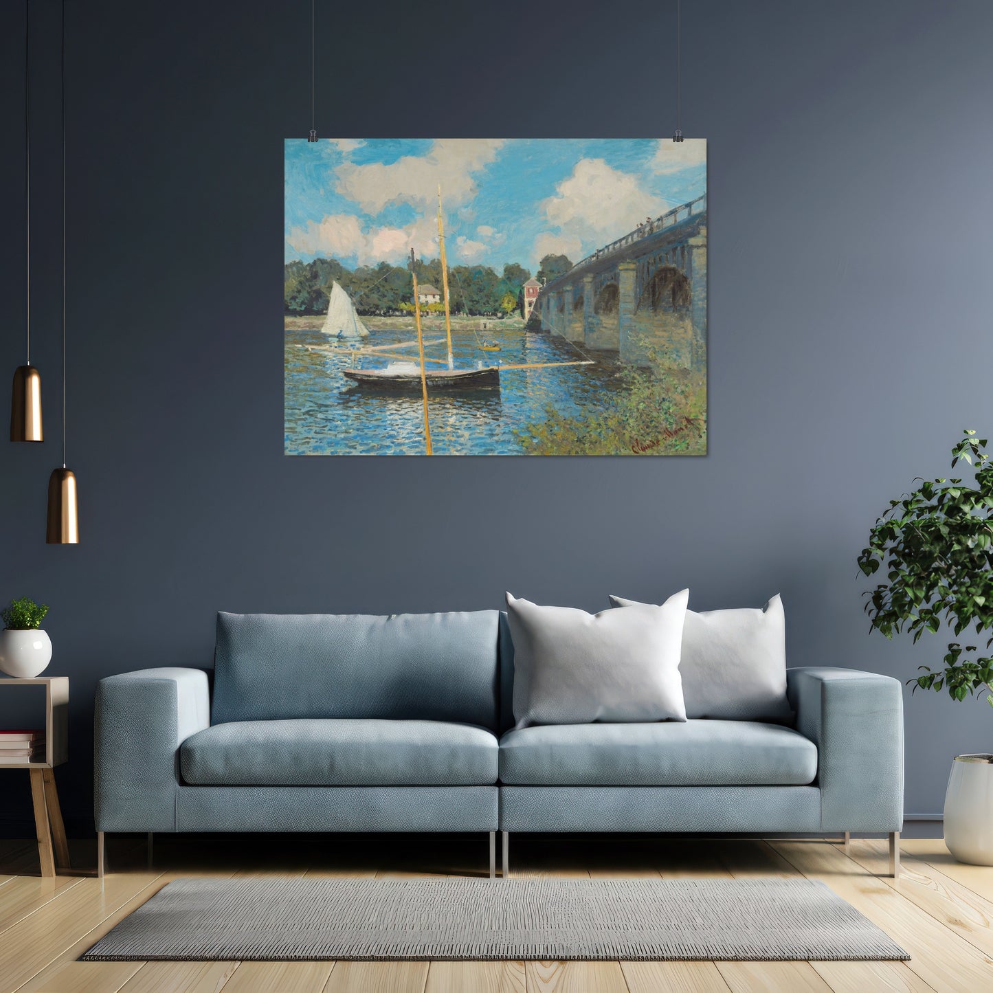 The Bridge at Argenteuil (1874) – Claude Monet