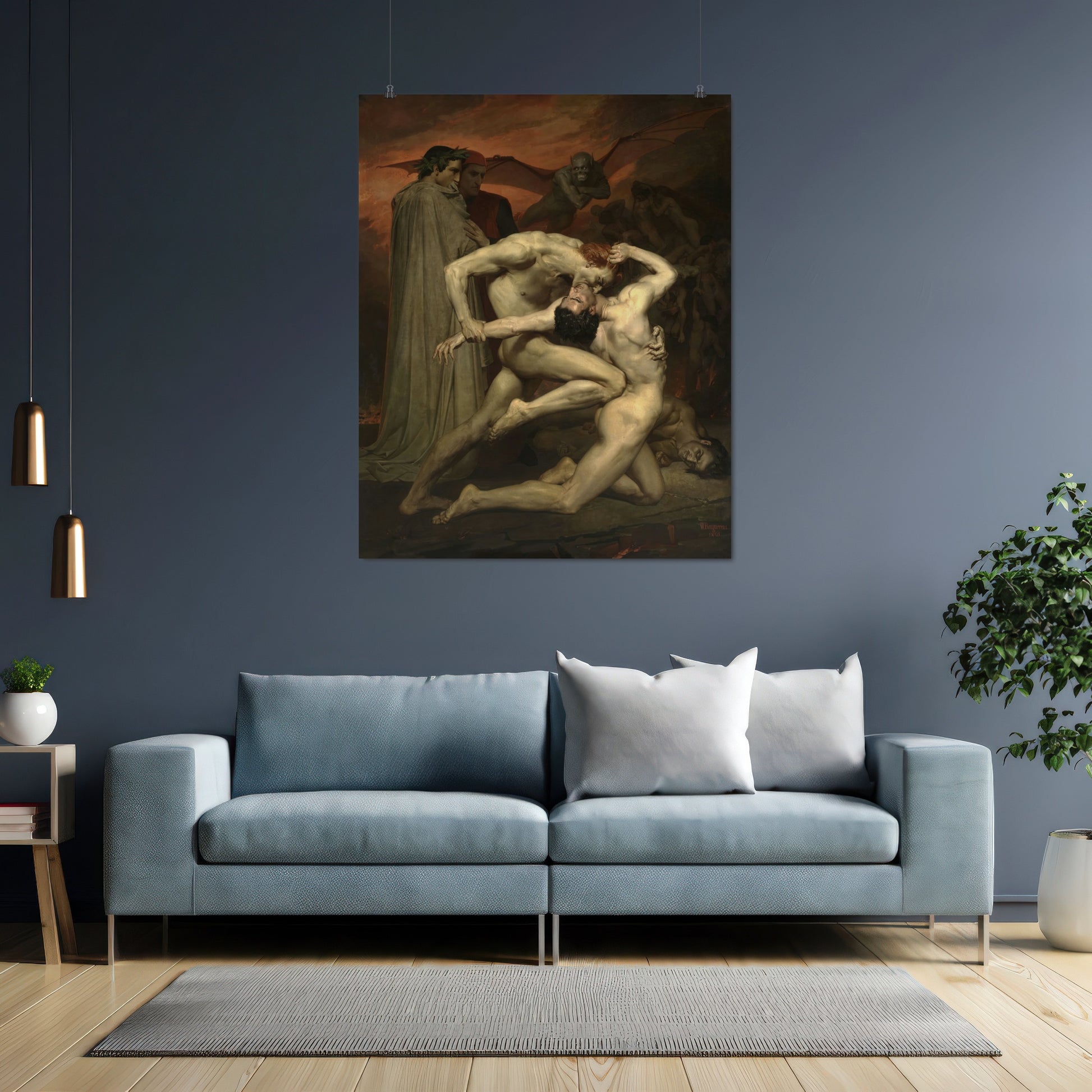 Dante and Virgil in Hell (1850) – William-Adolphe Bouguereau