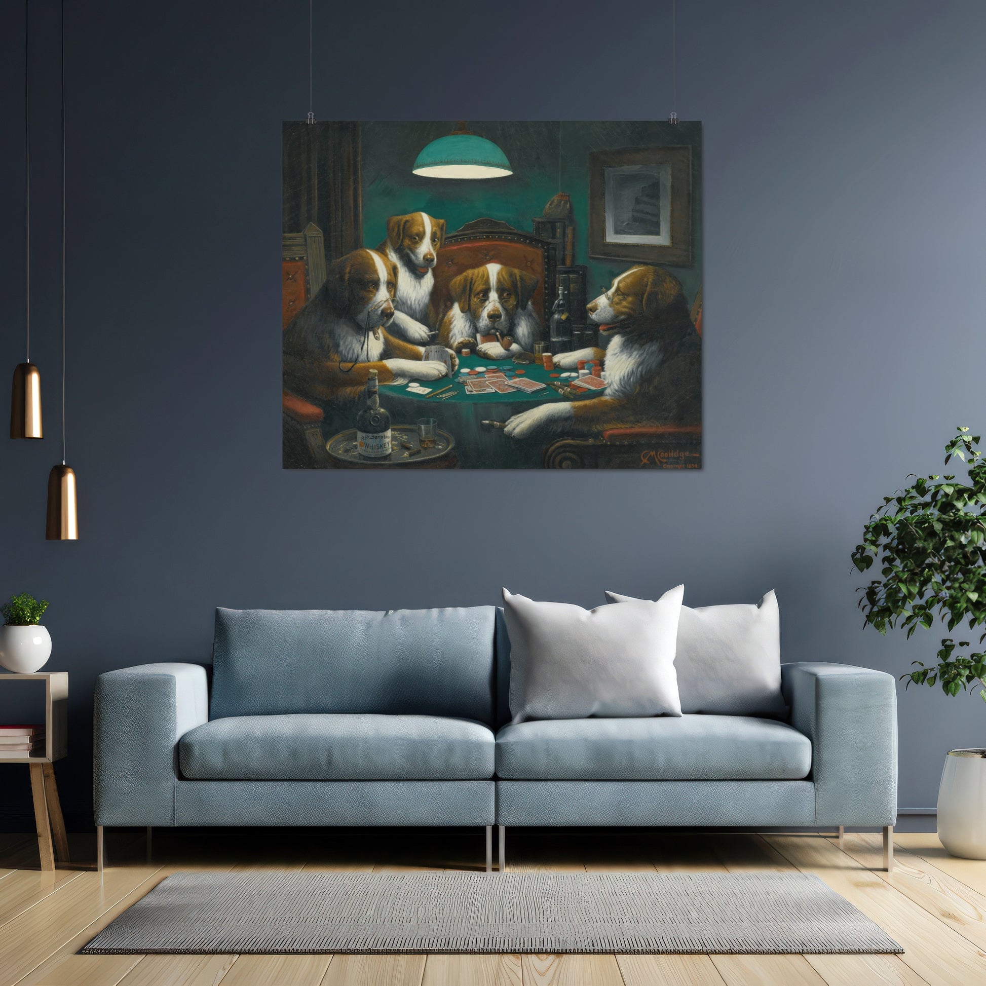 Poker Game – Cassius Marcellus Coolidge, Classic Art Reproduction