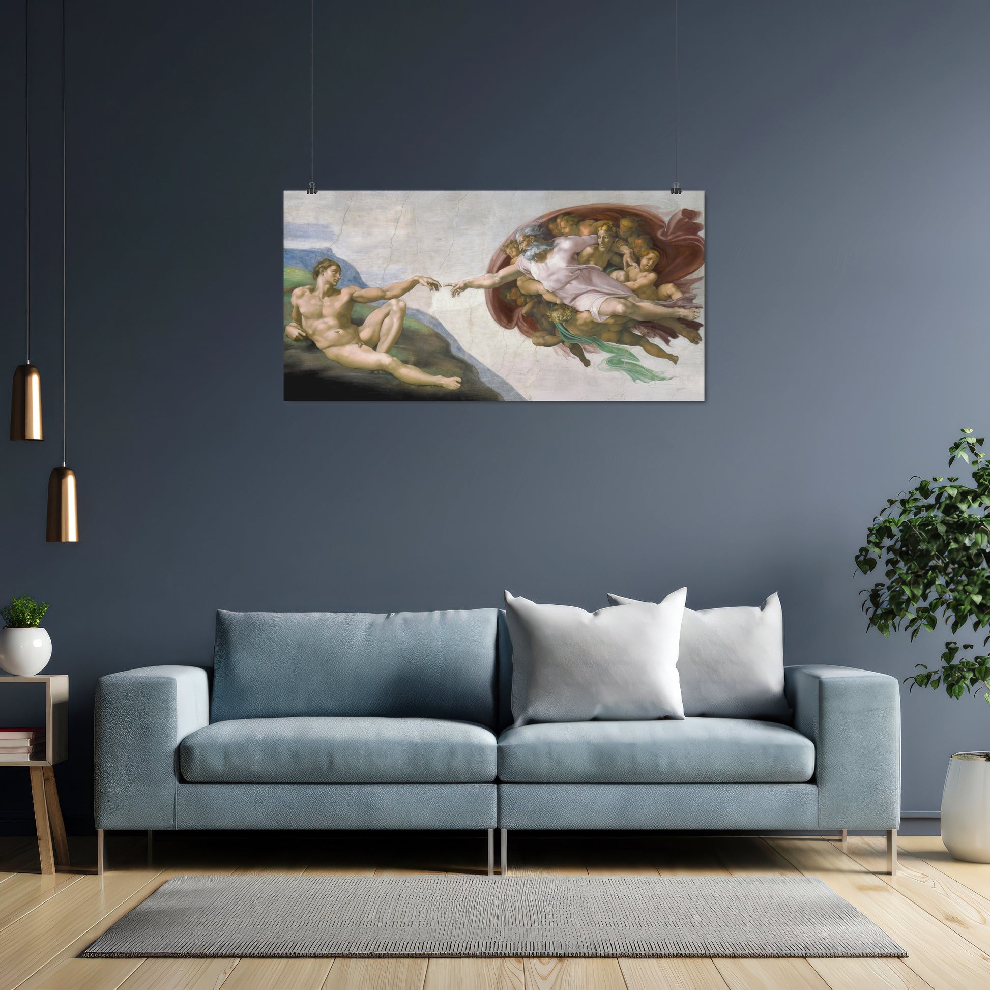 The Creation of Adam – Michelangelo Buonarroti, Classic Art Reproduction