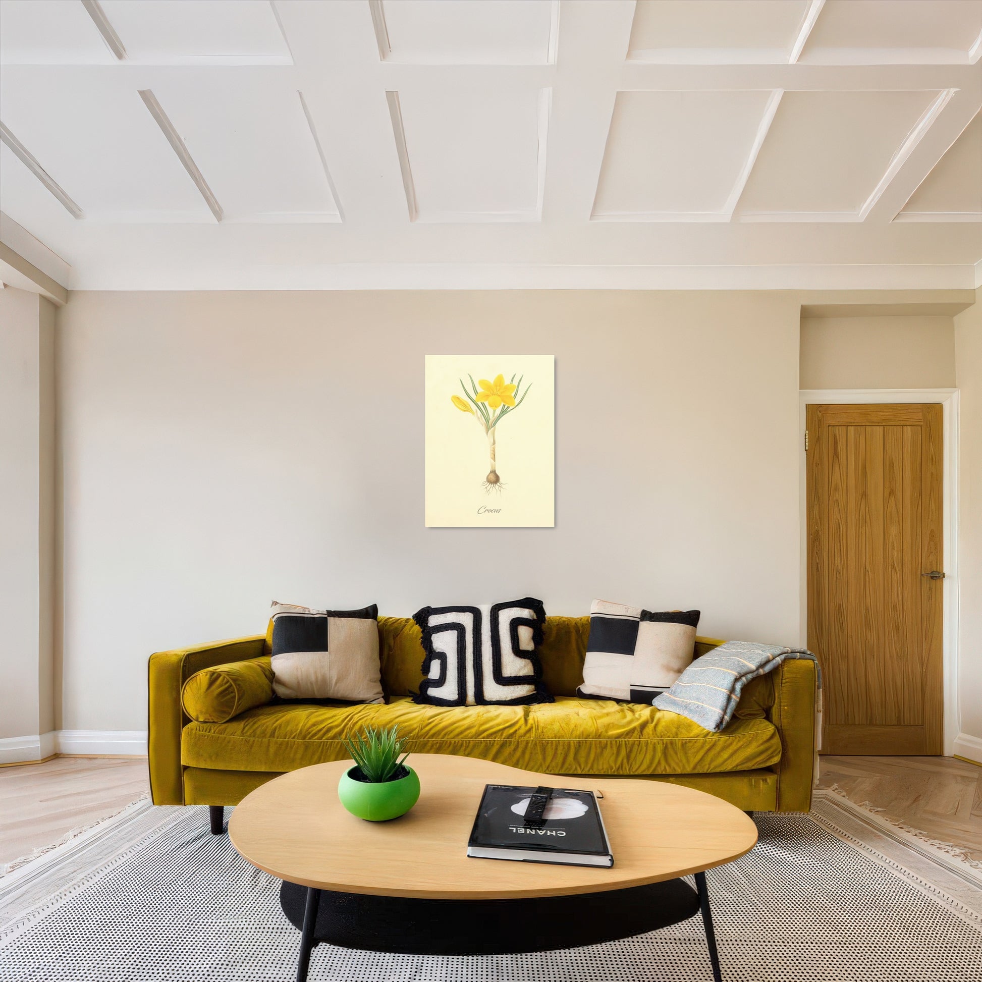 Crocus, botanical illustration (1829) – Margaret Roscoe