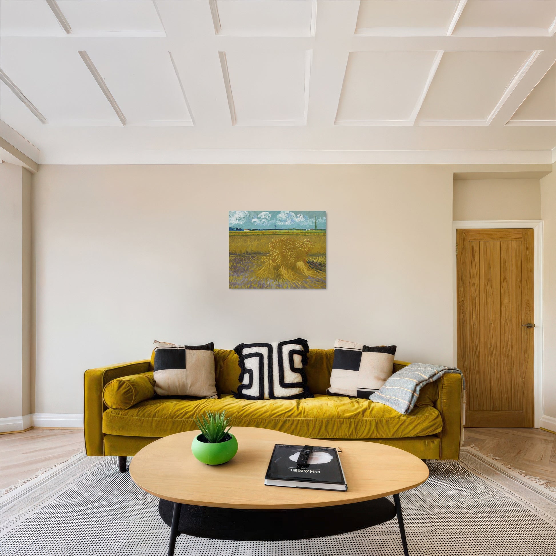 Wheatfield with Cypresses (1888) – Vincent van Gogh